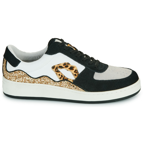 Sneakers-basse-LOULOU-BLANC-NOIR-LEOPARD-Bianco-1