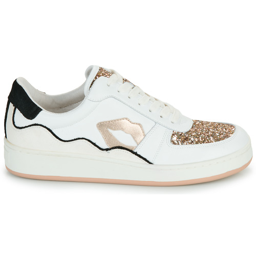 Sneakers-basse-LOULOU-BLANC-ROSE-GOLD-GLITTER-Bianco-1