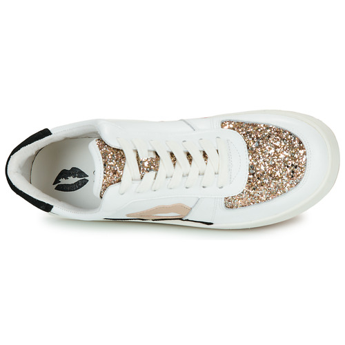 Sneakers-basse-LOULOU-BLANC-ROSE-GOLD-GLITTER-Bianco-5