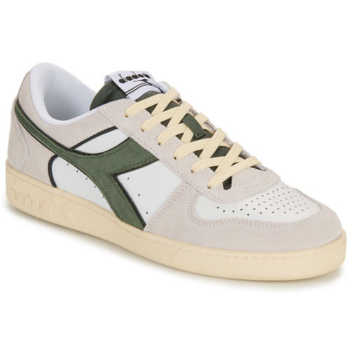 Sneakers basse    MAGIC BASKET LOW SUEDE  Bianco