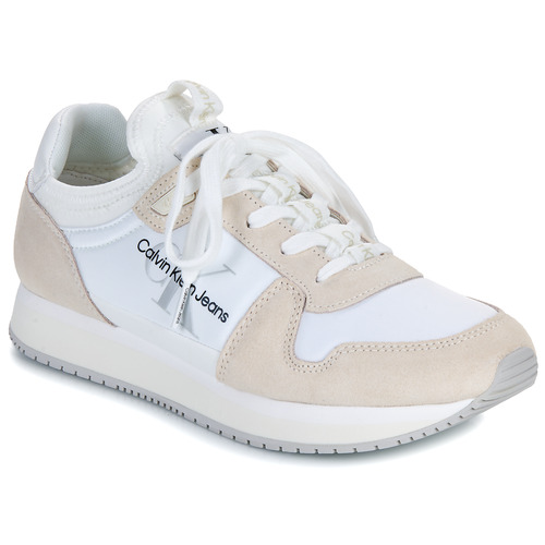 Sneakers basse    RUNNER SOCK LACEUP NY-LTH W  Bianco