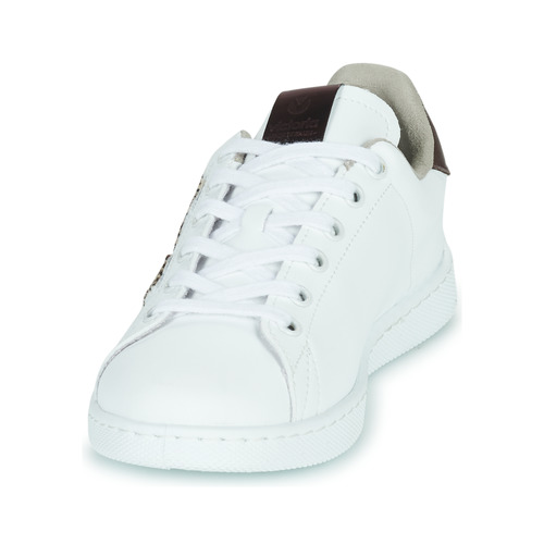 Sneakers-basse-TENIS-EFECTO-PIEL-GALE-Bianco-2