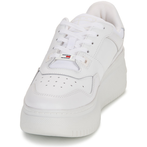 Sneakers-basse-TJW-RETRO-BASKET-FLATFORM-ESS-Bianco-2