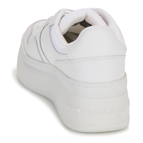 Sneakers-basse-TJW-RETRO-BASKET-FLATFORM-ESS-Bianco-4