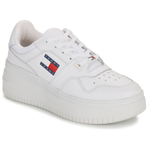 Sneakers basse    TJW RETRO BASKET FLATFORM ESS  Bianco