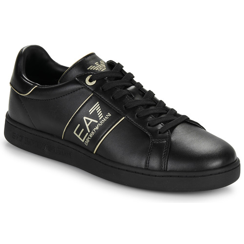 Emporio Armani EA7 CLASSIC PERF Baskets noires pour hommes 146.95