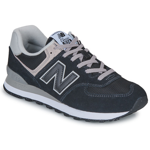 New balance gris hombre negro best sale