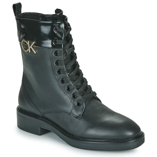 Stivaletti    RUBBER SOLE COMBAT BOOT W/HW  Nero