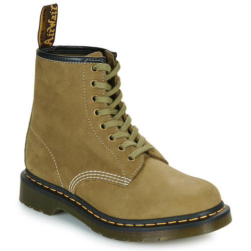 Stivaletti uomo Dr. Martens  1460 Muted Olive Tumbled Nubuck+E.H.Suede  Kaki Dr. Martens 190665633863