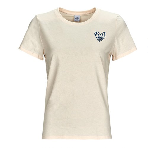 T-shirt    MC COL ROND  Beige