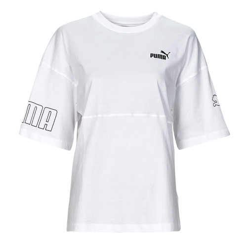 T-shirt    POWER COLORBLOCK  Bianco