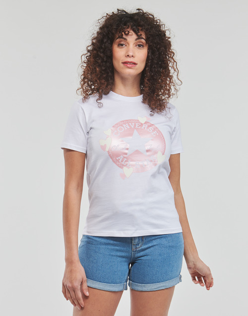 T-shirt-RADIATING-LOVE-SS-SLIM-GRAPHIC-Bianco-1