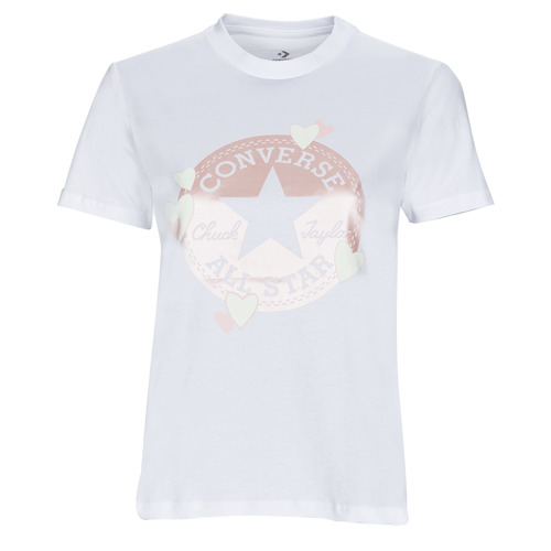 T-shirt    RADIATING LOVE SS SLIM GRAPHIC  Bianco