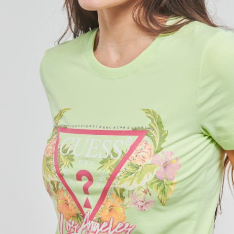 T-shirt-SS-CN-TRIANGLE-FLOWERS-TEE-Verde-4