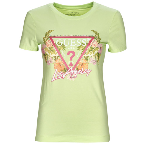 T-shirt    SS CN TRIANGLE FLOWERS TEE  Verde