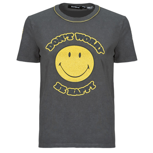 T-shirt    TS_MORE SMILEY  Grigio