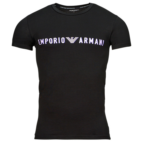 T-shirt uomo Emporio Armani  SHINY LOGOBAND  Nero Emporio Armani 8057970904168