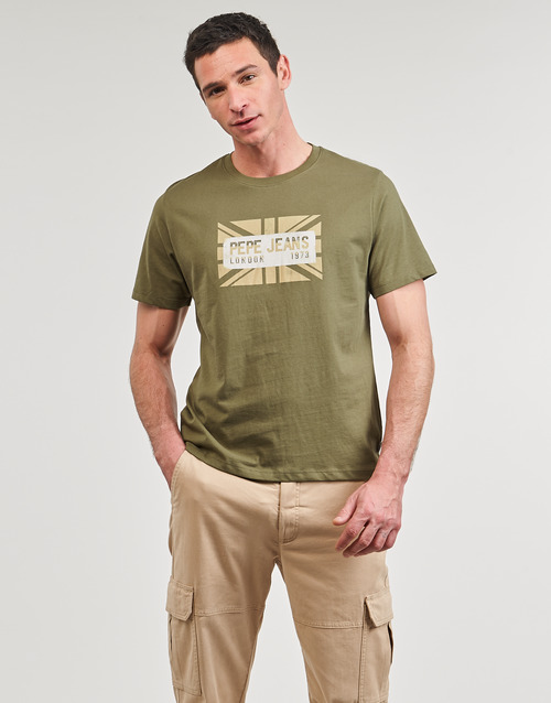 T-shirt-uomo-Pepe-jeans-CREDICK-Kaki-Pepe-jeans-8445866469103-1