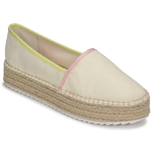 TOMMY JEANS FLATFORM ESPADRILLE  Beige