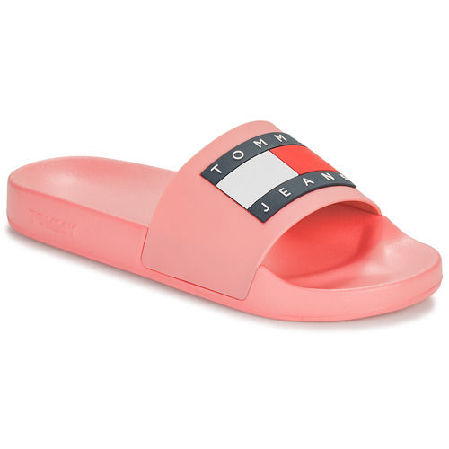 ciabatte    TOMMY JEANS FLAG POOL SLIDE ESS  Rosa