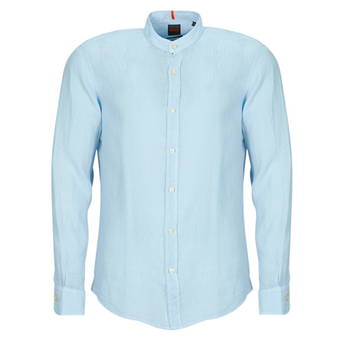 Camicia a maniche lunghe uomo BOSS  Race_1  Blu BOSS 4063541947018