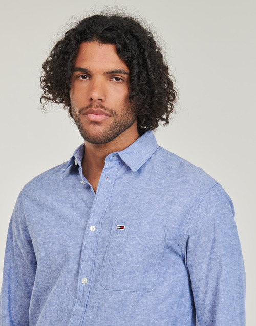 Camicia-a-maniche-lunghe-uomo-Tommy-Jeans-TJM-REG-LINEN-BLEND-SHIRT-Blu-Tommy-Jeans-8720646709748-4