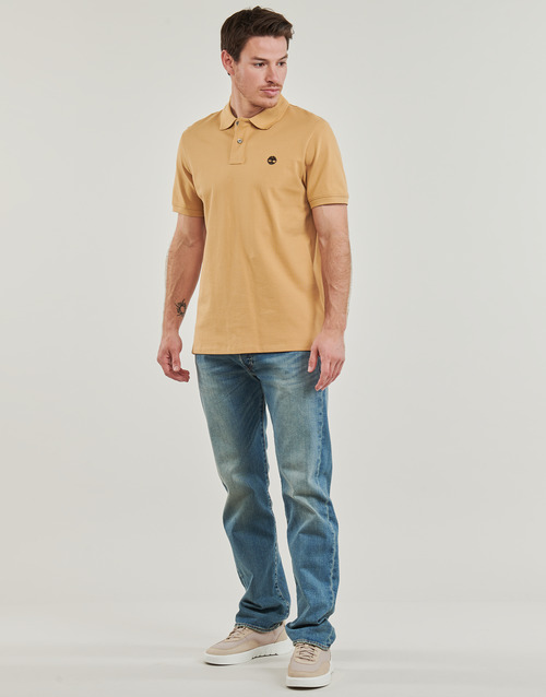 Polo-uomo-Timberland-Pique-Short-Sleeve-Polo-Beige-Timberland-194902913251-2