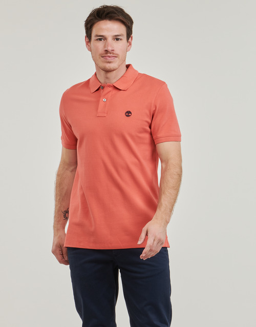 Polo-uomo-Timberland-Pique-Short-Sleeve-Polo-Marrone-Timberland-194902912889-1