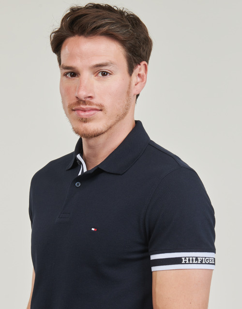 Polo-uomo-Tommy-Hilfiger-MONOTYPE-CUFF-SLIM-FIT-POLO-Marine-Tommy-Hilfiger-8720646457663-4