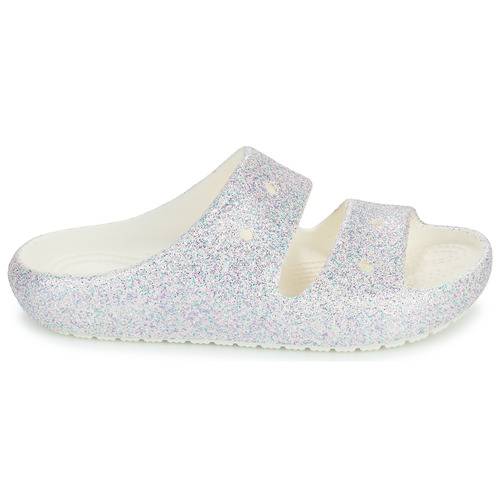 Sandali-bambini-ragazza-Crocs-Classic-Glitter-Sandal-v2-K-Bianco-Crocs-196265539253-1