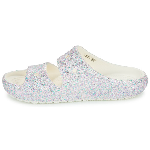 Sandali-bambini-ragazza-Crocs-Classic-Glitter-Sandal-v2-K-Bianco-Crocs-196265539253-3