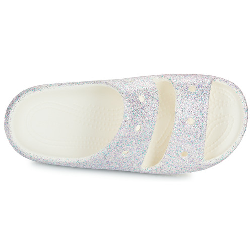 Sandali-bambini-ragazza-Crocs-Classic-Glitter-Sandal-v2-K-Bianco-Crocs-196265539253-5