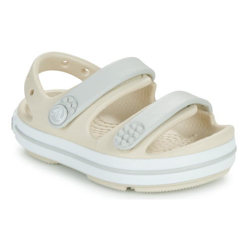 Sandali bambini ragazza Crocs  Crocband Cruiser Sandal T  Beige Crocs 196265603817