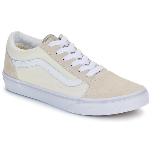 Scarpe bambini ragazza Vans  JN Old Skool NATURAL BLOCK MULTI/TRUE WHITE  Beige Vans 197063696957