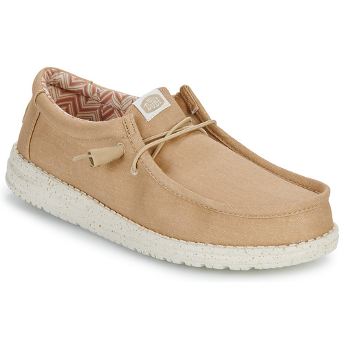 Scarpe uomo HEY DUDE  Wally Canvas  Beige HEY DUDE 197002671946