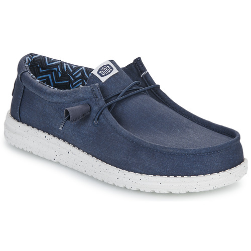 Scarpe uomo HEY DUDE  Wally Canvas  Marine HEY DUDE 197002672035