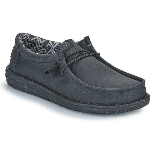 Scarpe uomo HEY DUDE  Wally Canvas  Nero HEY DUDE 197002671687