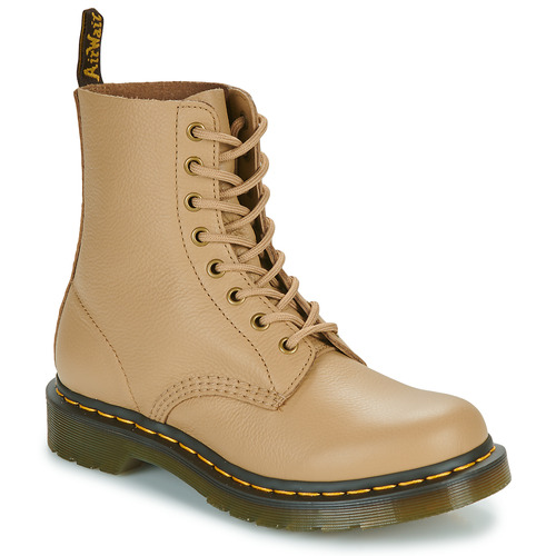 Dr. Martens 1460 Pascal Savannah Tan Virginia Beige Bottines pour femmes