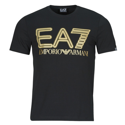 T-shirt uomo Emporio Armani EA7  TSHIRT 3DPT37  Nero Emporio Armani EA7 8057970672241