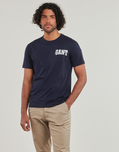 T-shirt-uomo-Gant-ARCH-SCRIPT-SS-T-SHIRT-Marine-Gant-7325707554995-1