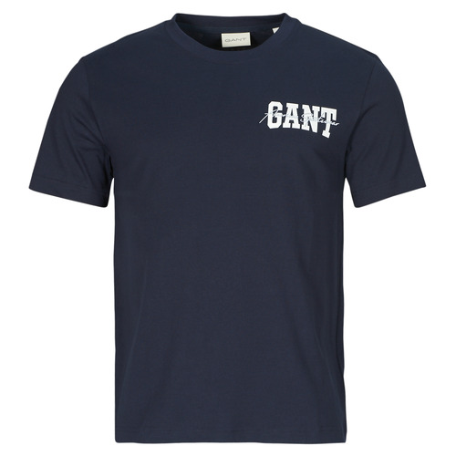 T-shirt uomo Gant  ARCH SCRIPT SS T-SHIRT  Marine Gant 7325707554995