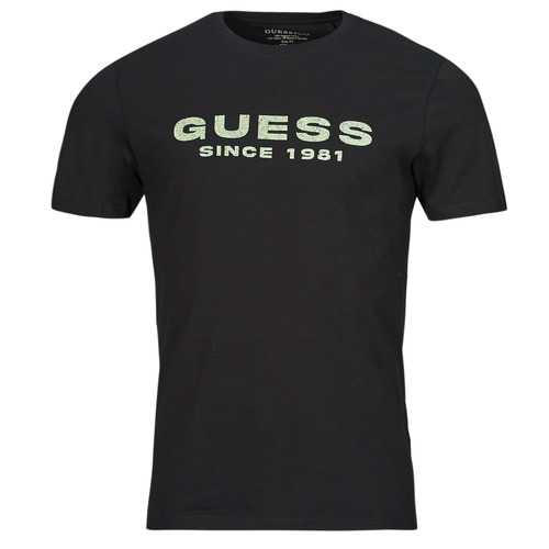 T-shirt uomo Guess  CN GUESS LOGO  Nero Guess 7626101303890