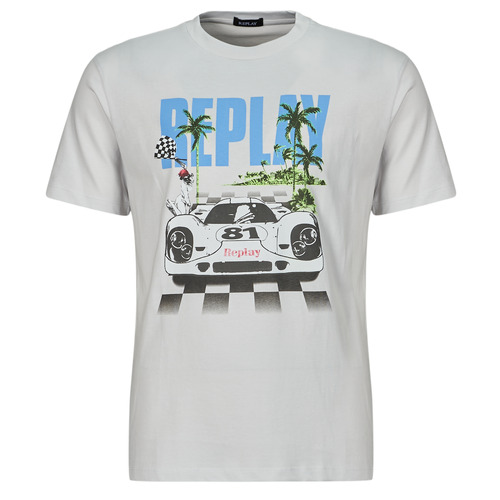 T-shirt uomo Replay  M6810-000-22662  Bianco Replay 8058700010944