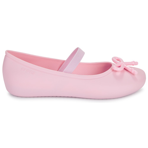 Ballerine-bambina-ragazza-Crocs-Brooklyn-Bow-Flat-K-Rosa-Crocs-196265697687-1