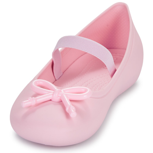 Ballerine-bambina-ragazza-Crocs-Brooklyn-Bow-Flat-K-Rosa-Crocs-196265697687-2