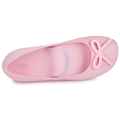 Ballerine-bambina-ragazza-Crocs-Brooklyn-Bow-Flat-K-Rosa-Crocs-196265697687-5