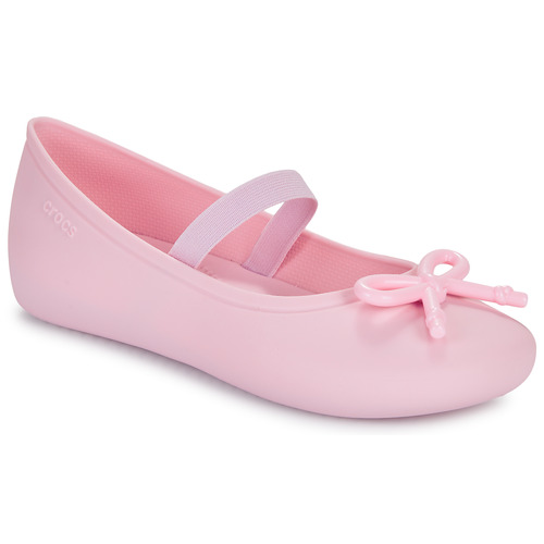 Ballerine bambina ragazza Crocs  Brooklyn Bow Flat K  Rosa Crocs 196265697687