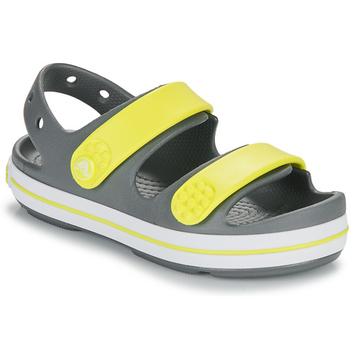 Sandali bambini ragazza Crocs  Crocband Cruiser Sandal K  Grigio Crocs 196265658084