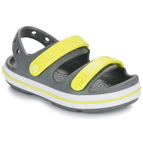 Sandali bambini ragazza Crocs  Crocband Cruiser Sandal T  Grigio Crocs 196265658244