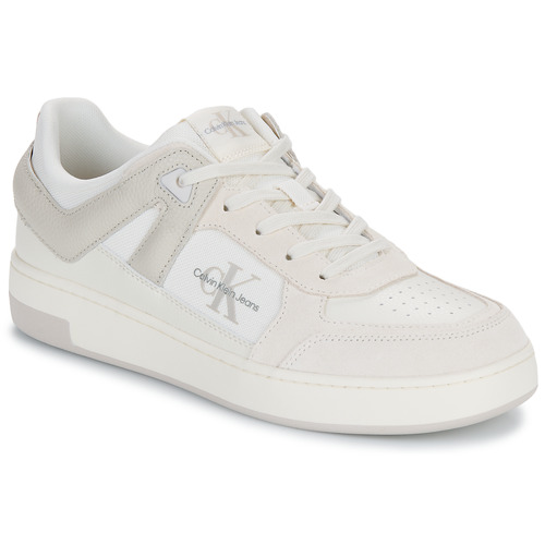 Sneakers uomo Calvin Klein Jeans  BASKET CUP LOW LACEUP LTH ML MTR  Bianco Calvin Klein Jeans 8720109963250